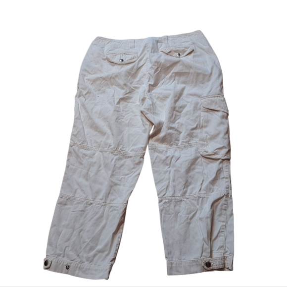 Lauren Ralph Lauren White Cargo Pants Plus Size Ladies 18 Gorpcore Utility HIKE - Picture 4 of 4